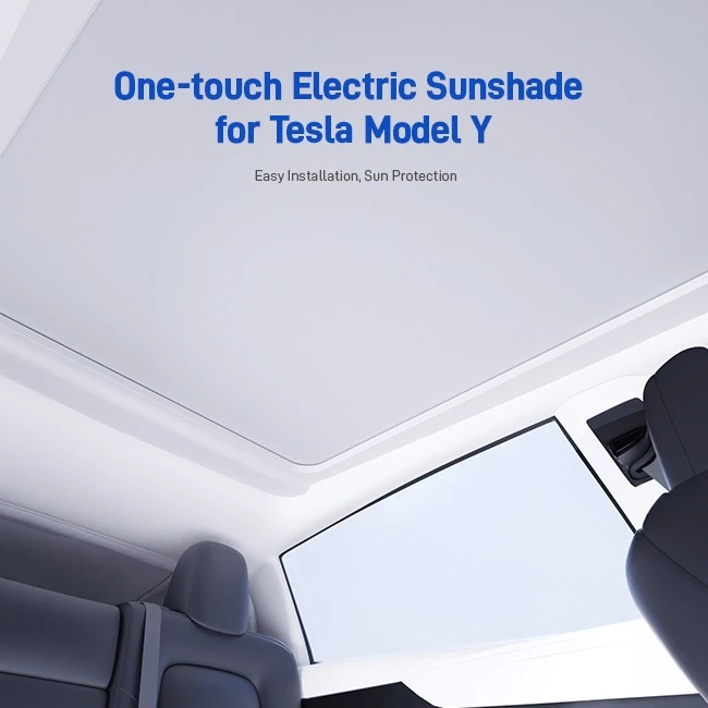 No Roof Removal Required Model Y Sunshade best