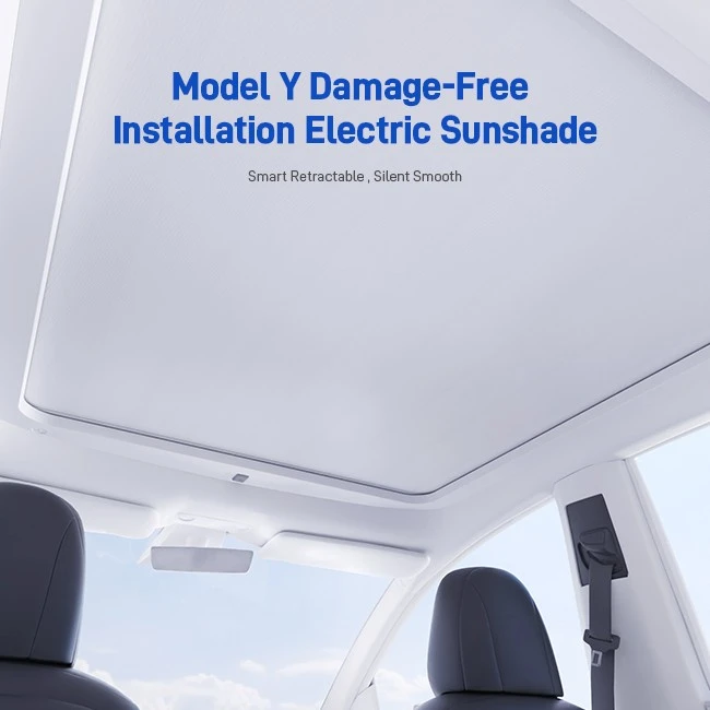 No Roof Removal Required Model Y Sunshade factory